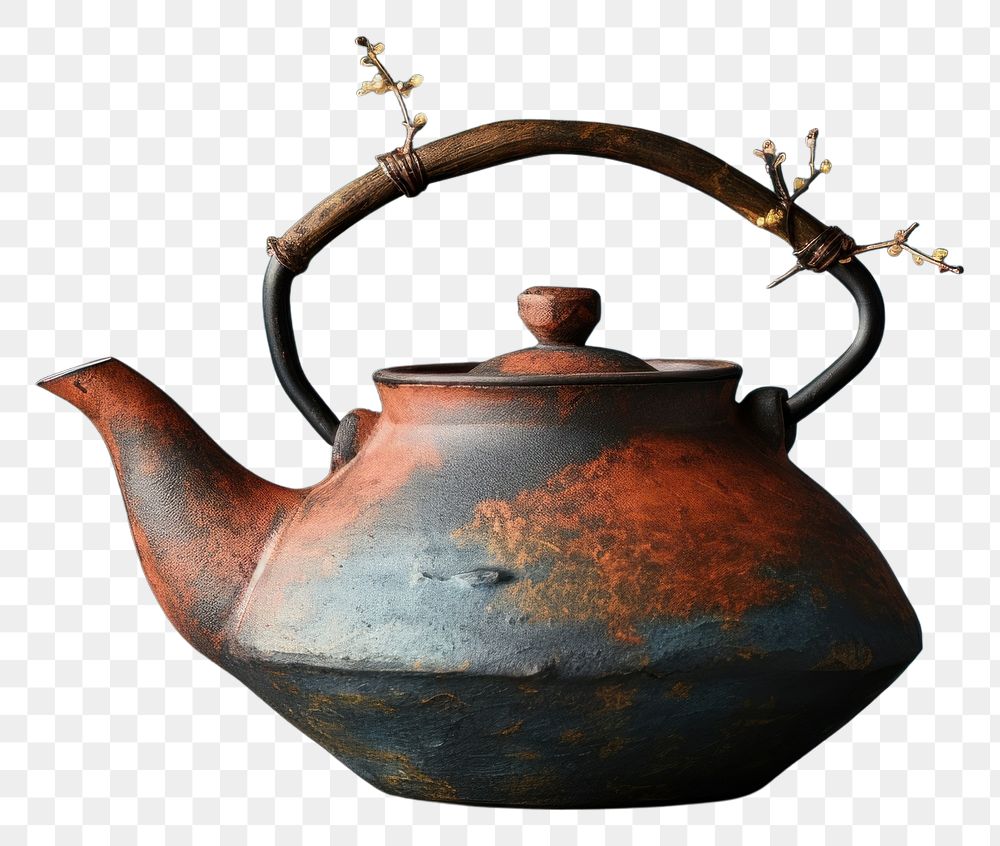 PNG Teapot pottery kettle porcelain. 