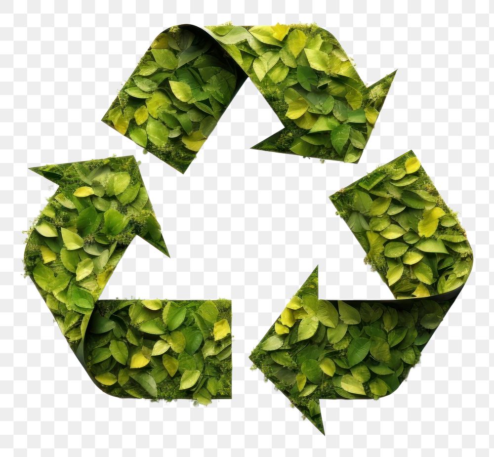 PNG Recycling symbol shape plant. AI generated Image by rawpixel.