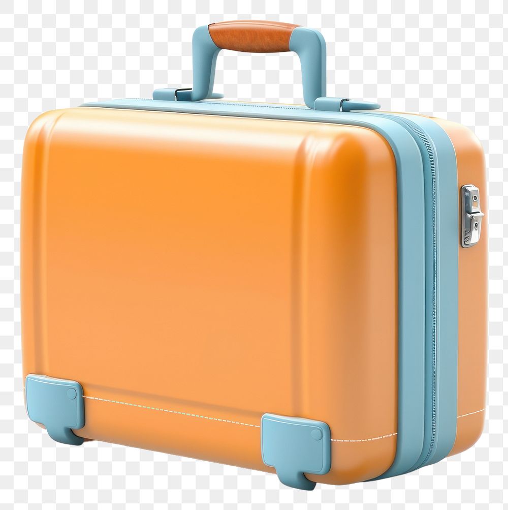 PNG Suitcase luggage baggage white background. AI generated Image by rawpixel.