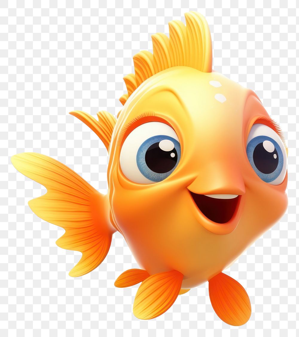 PNG Fish goldfish cartoon animal. 