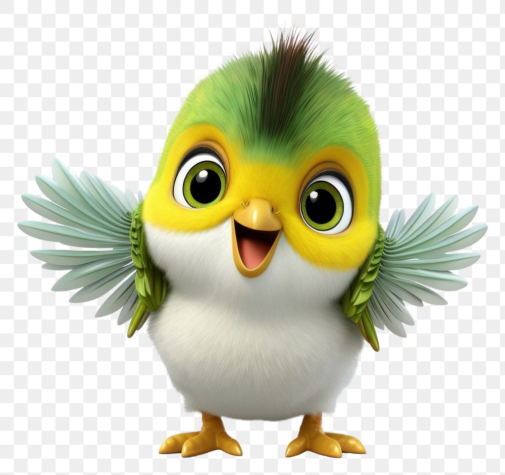 PNG Bird cartoon animal beak. AI generated Image by rawpixel.