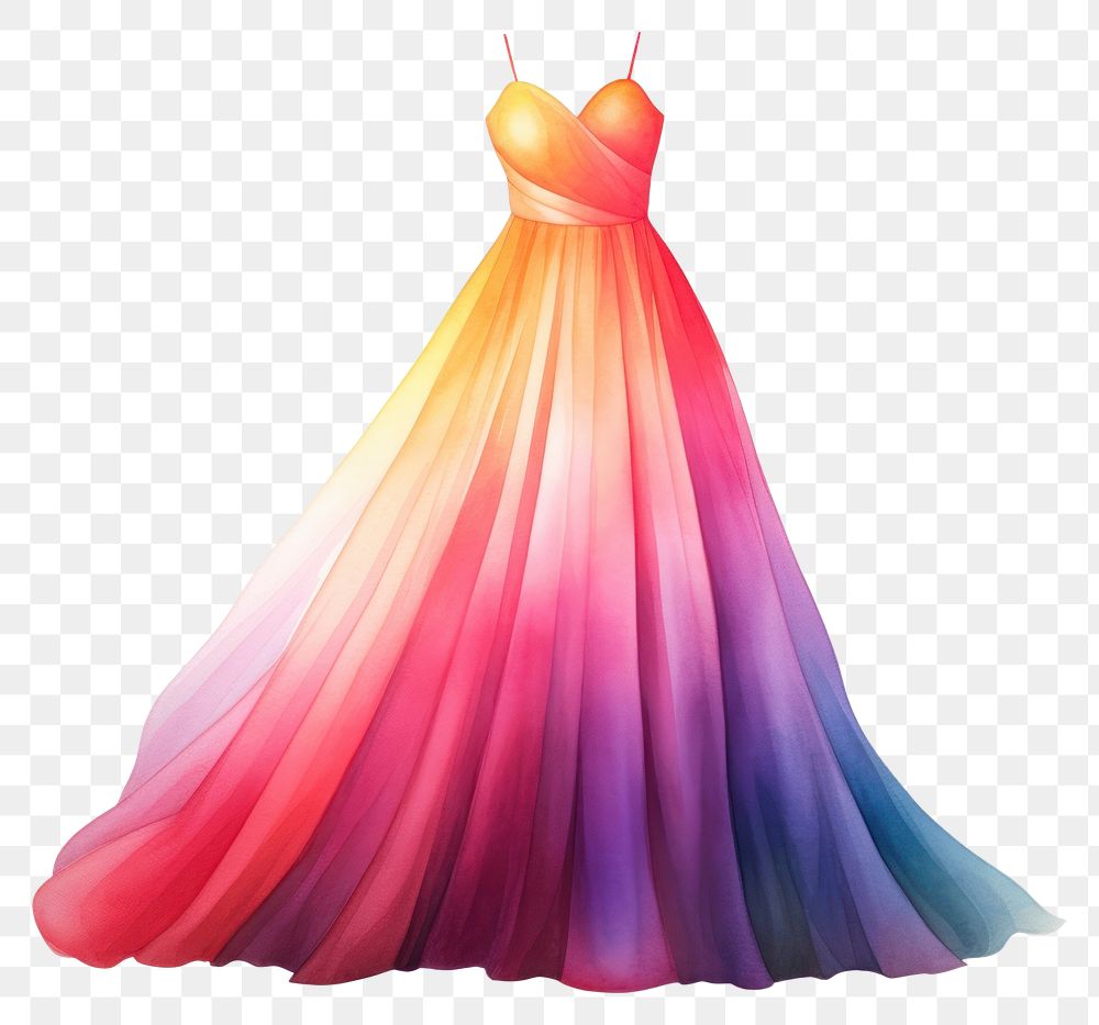 PNG Fashion wedding dress petal. 