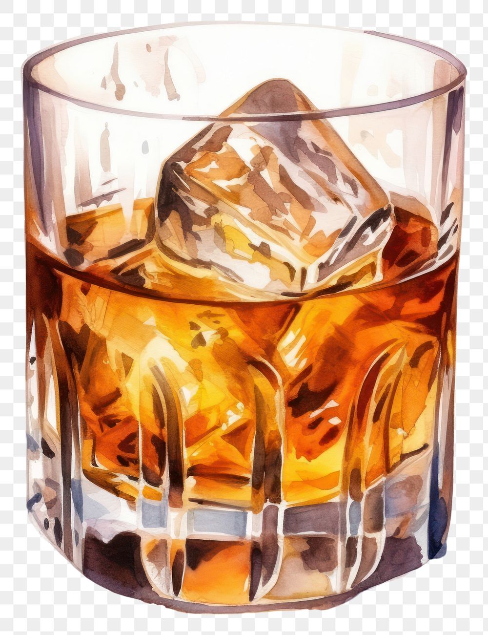 PNG Whiskey whisky drink glass. AI generated Image by rawpixel.