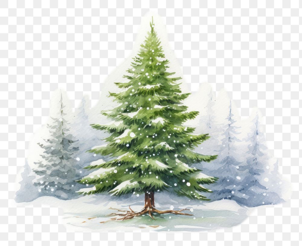 PNG Christmas plant tree pine. AI generated Image by rawpixel.