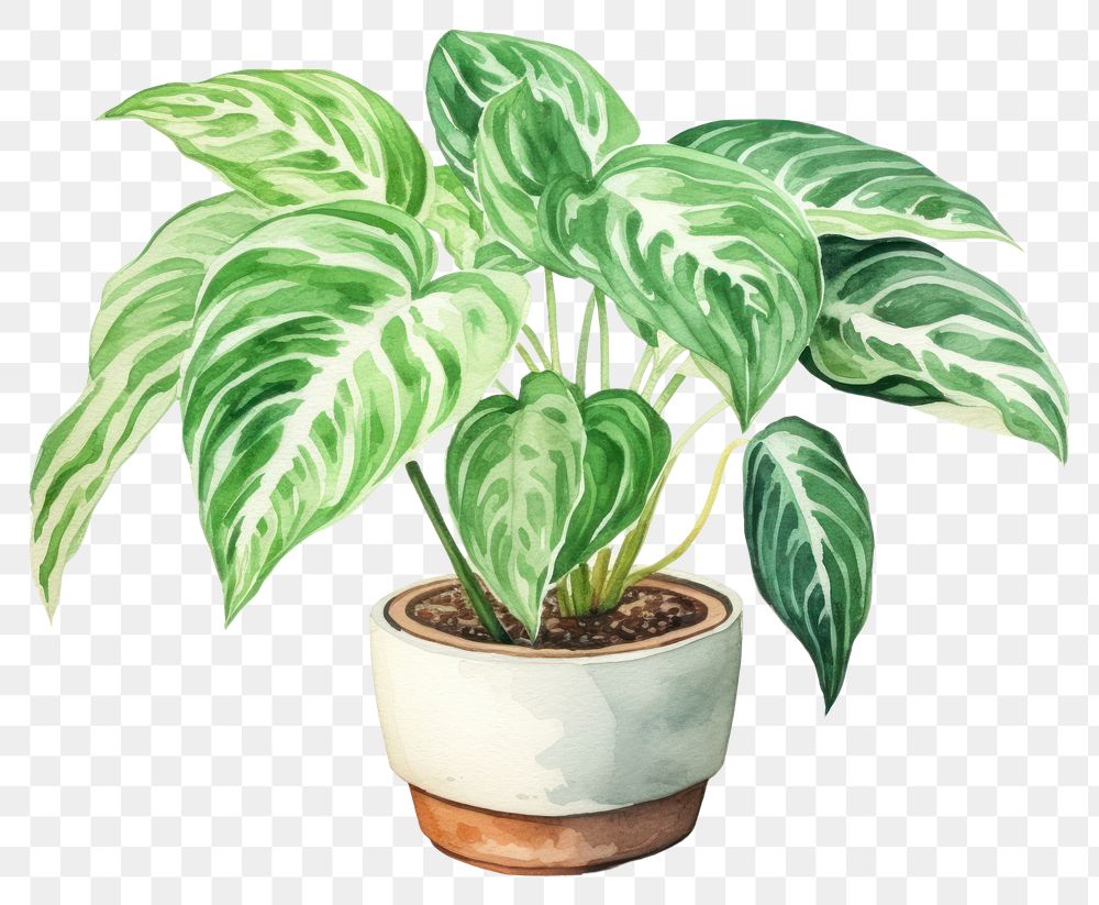 PNG Plant houseplant leaf freshness. AI generated Image by rawpixel.