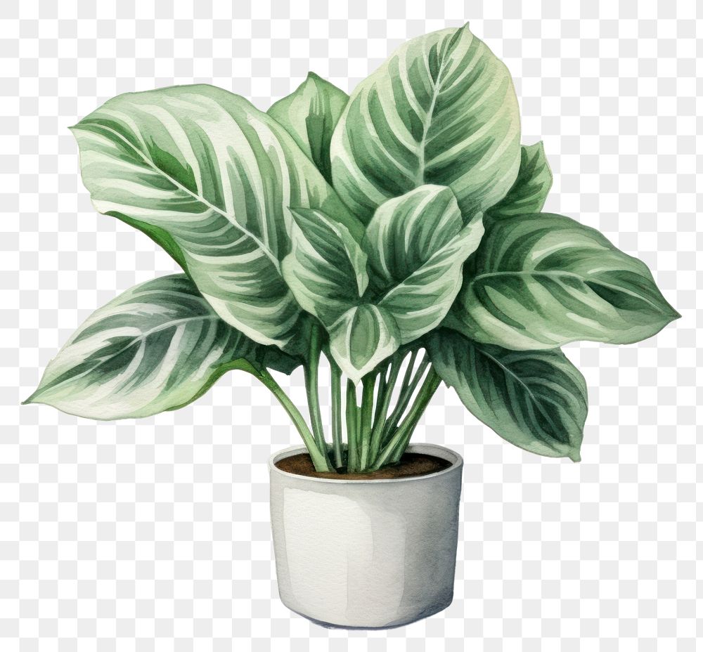 PNG Plant houseplant leaf freshness. AI generated Image by rawpixel.