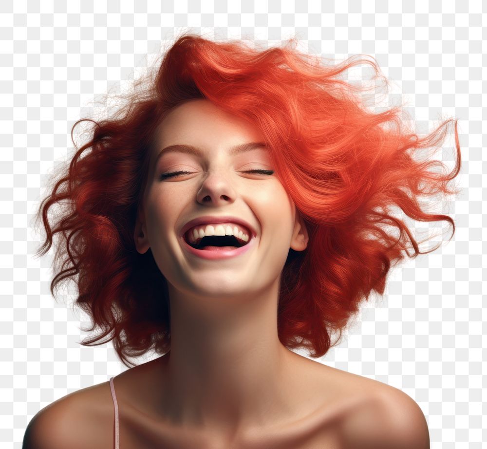 PNG Smile cheerful laughing portrait. AI generated Image by rawpixel.