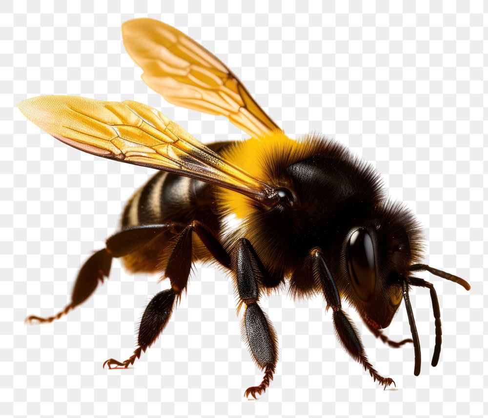 PNG Bee animal insect hornet. AI generated Image by rawpixel.