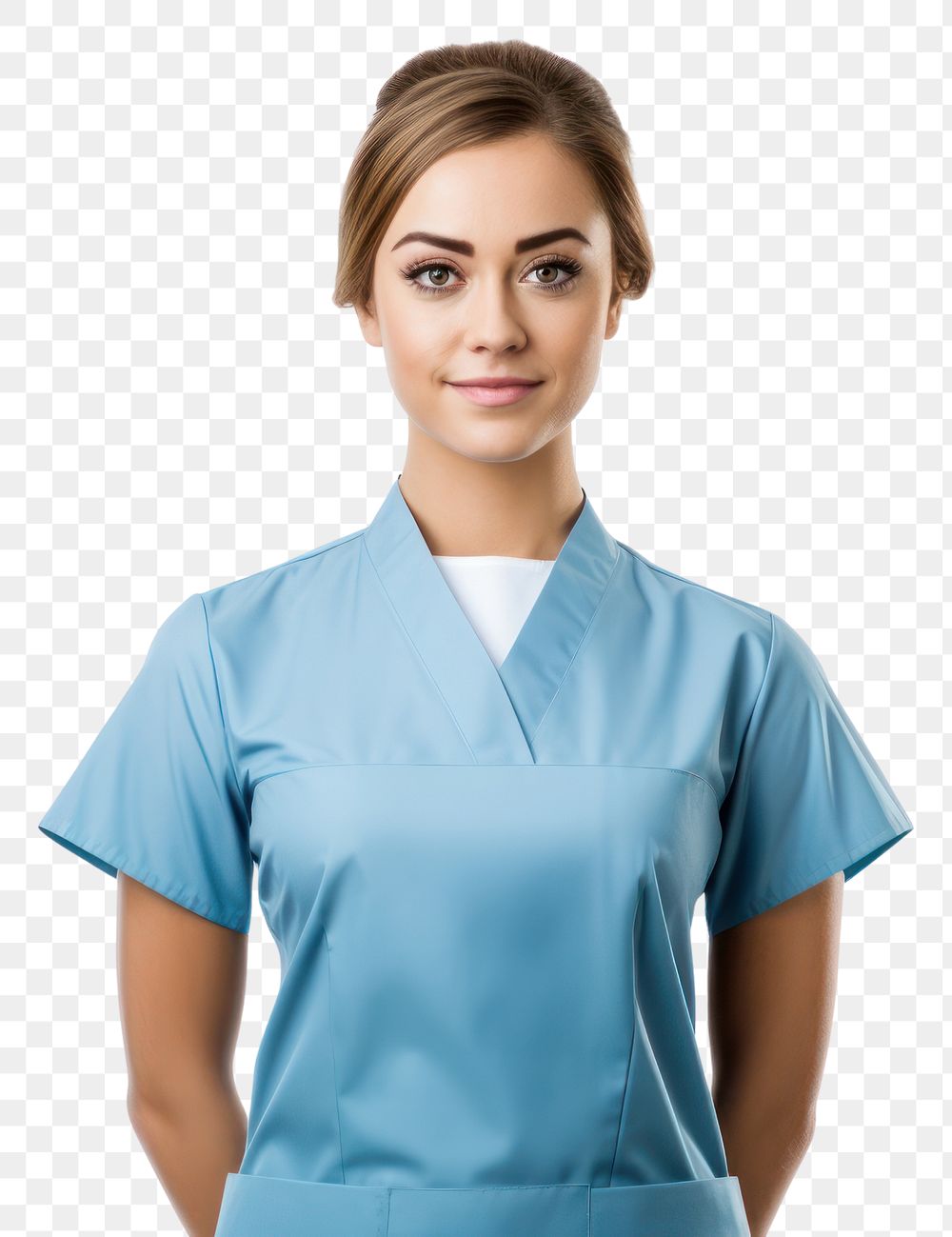 PNG Blouse adult nurse stethoscope. AI generated Image by rawpixel.