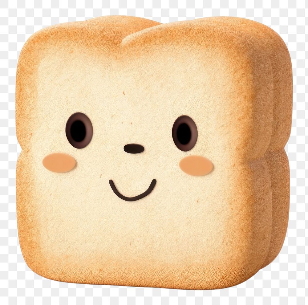 PNG Bread food transparent background anthropomorphic. AI generated Image by rawpixel.