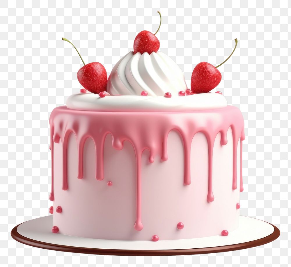 PNG Cake dessert cupcake cream. AI generated Image by rawpixel.