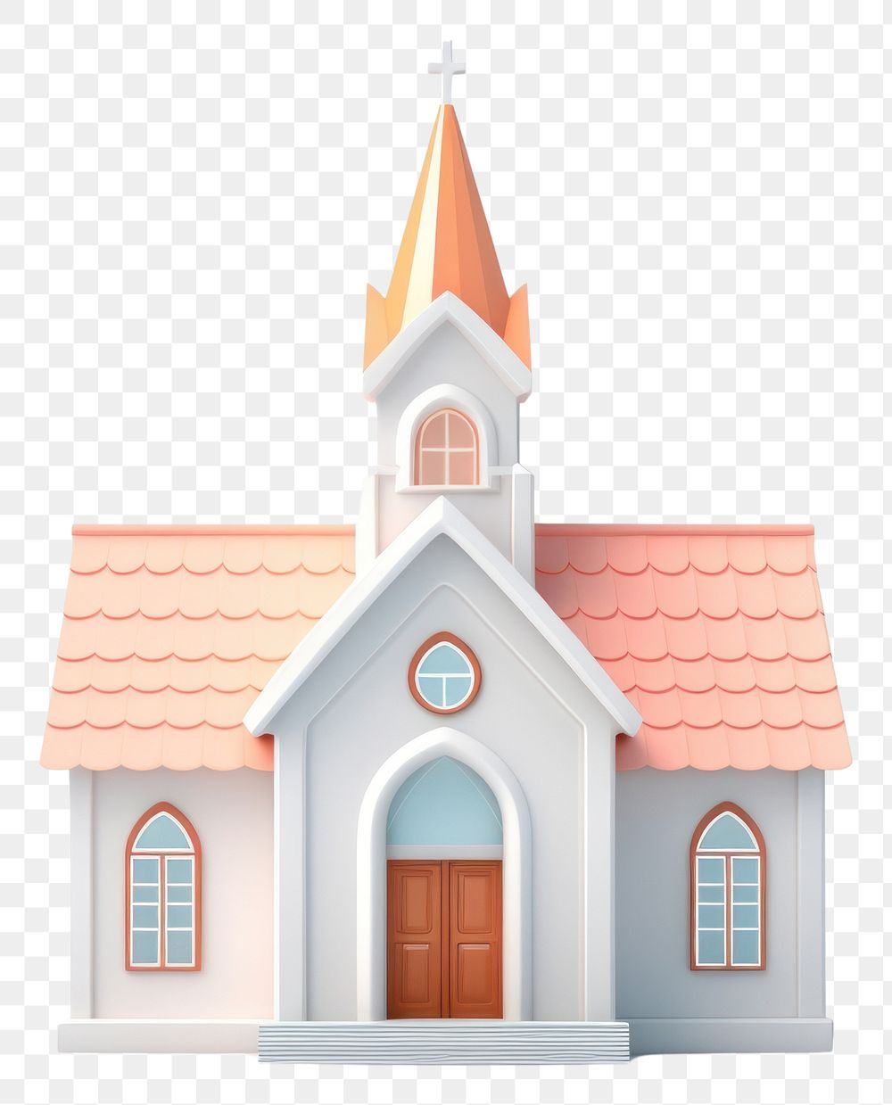 PNG Architecture building church white background. AI generated Image by rawpixel.