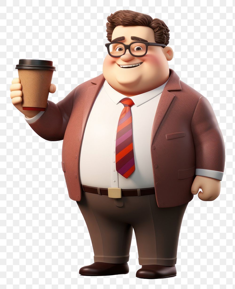 PNG Cup cartoon coffee adult. AI generated Image by rawpixel.