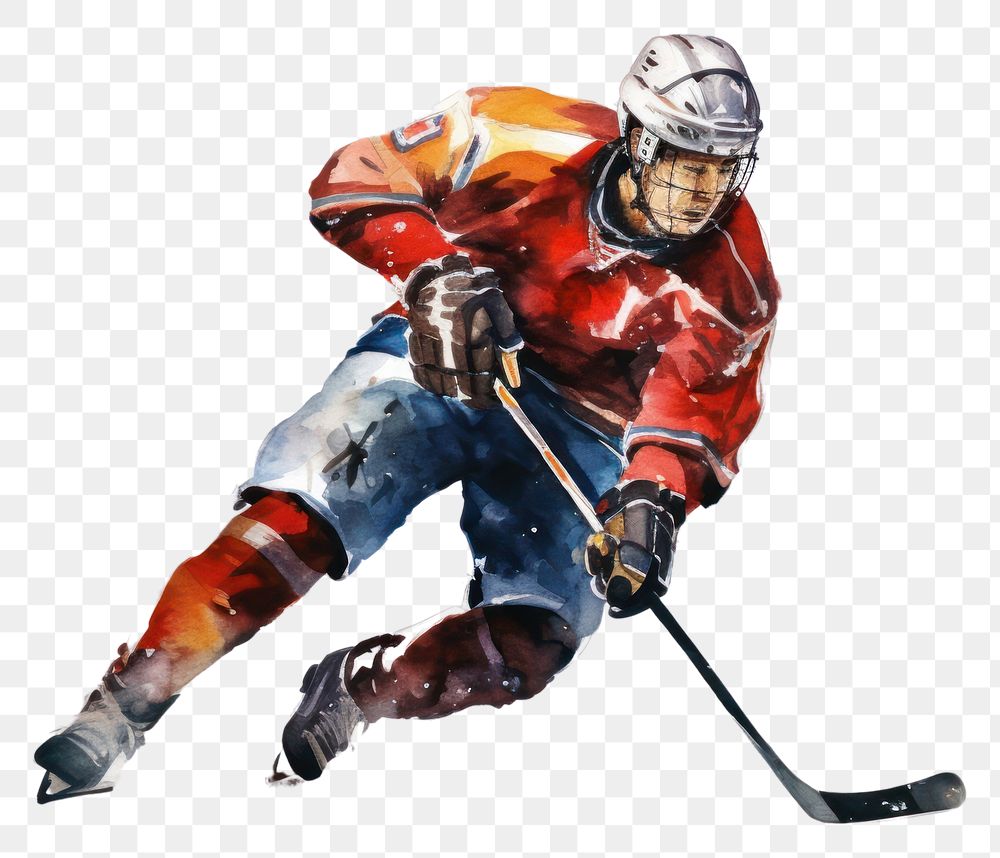 PNG Hockey sports helmet person. AI generated Image by rawpixel.