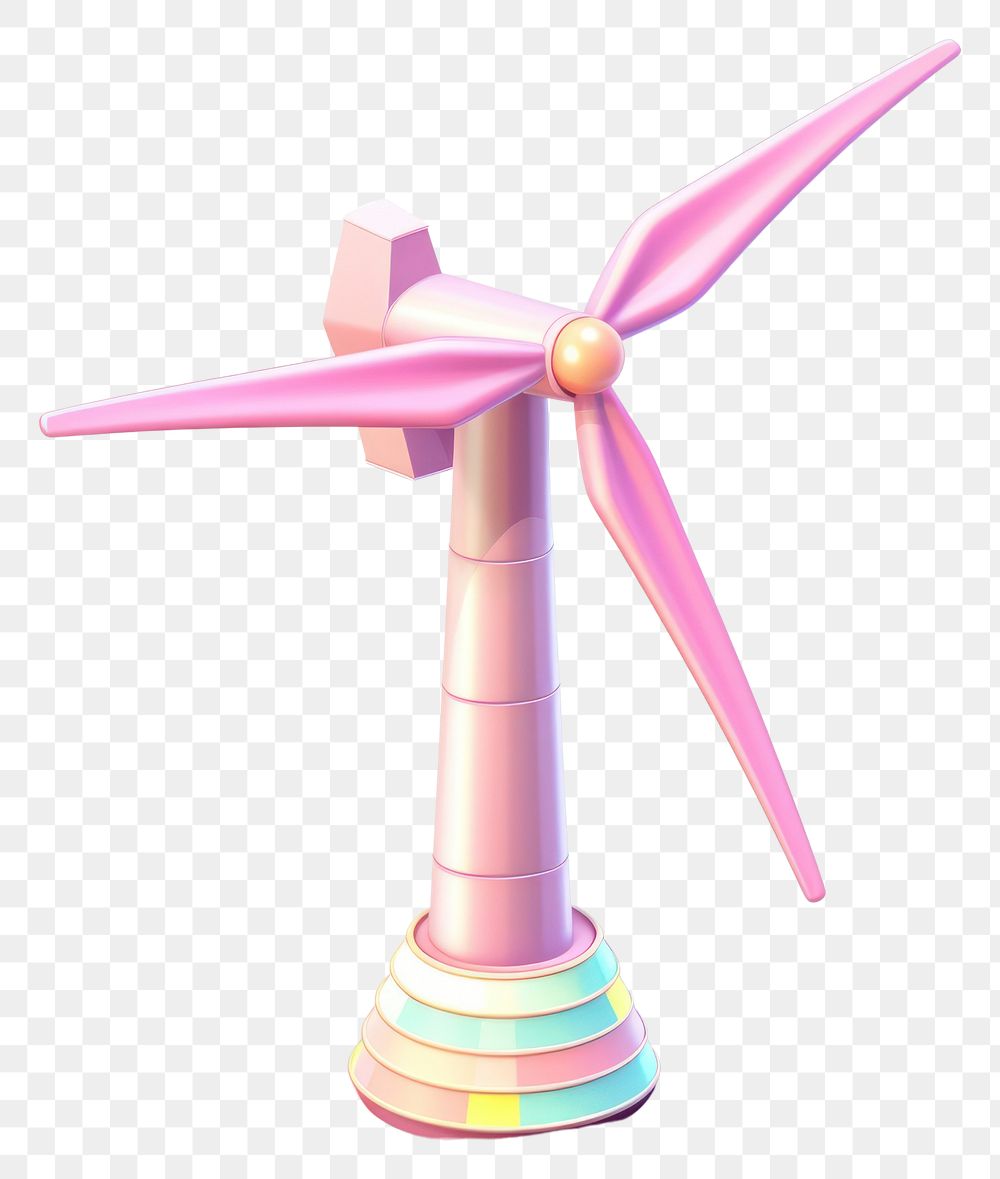 PNG Alternative energy windmill turbine machine cartoon. AI generated Image by rawpixel.