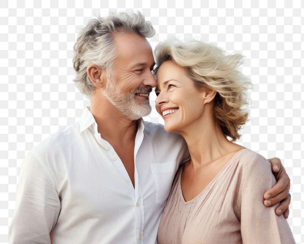 PNG Laughing adult affectionate togetherness. AI generated Image by rawpixel.