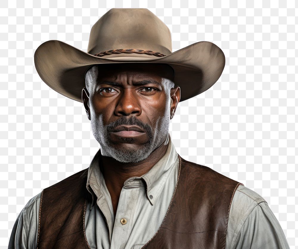 PNG Cowboy adult white background headwear. 