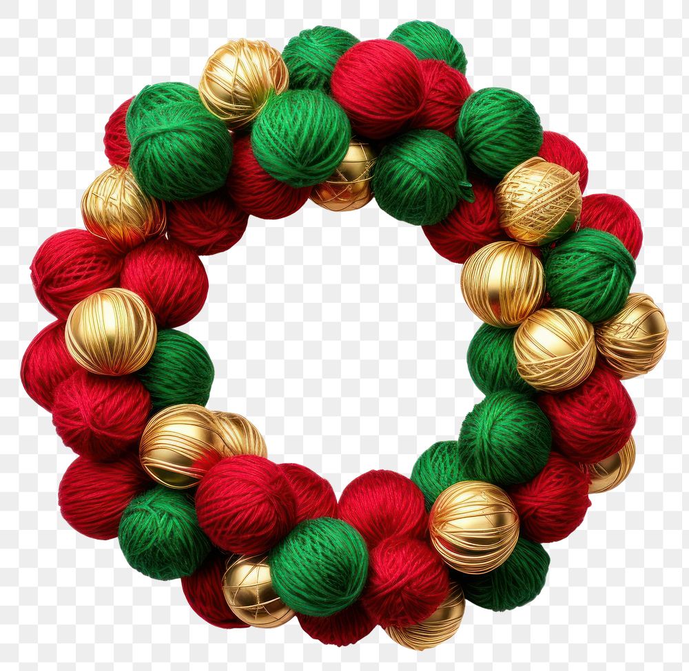 PNG Wreath christmas jewelry red transparent background