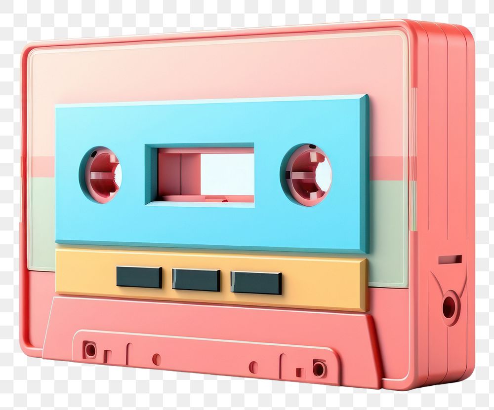 PNG Cassette white background technology nostalgia. AI generated Image by rawpixel.