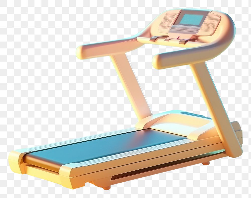 PNG Treadmill technology exercising equipment. AI generated Image by rawpixel.