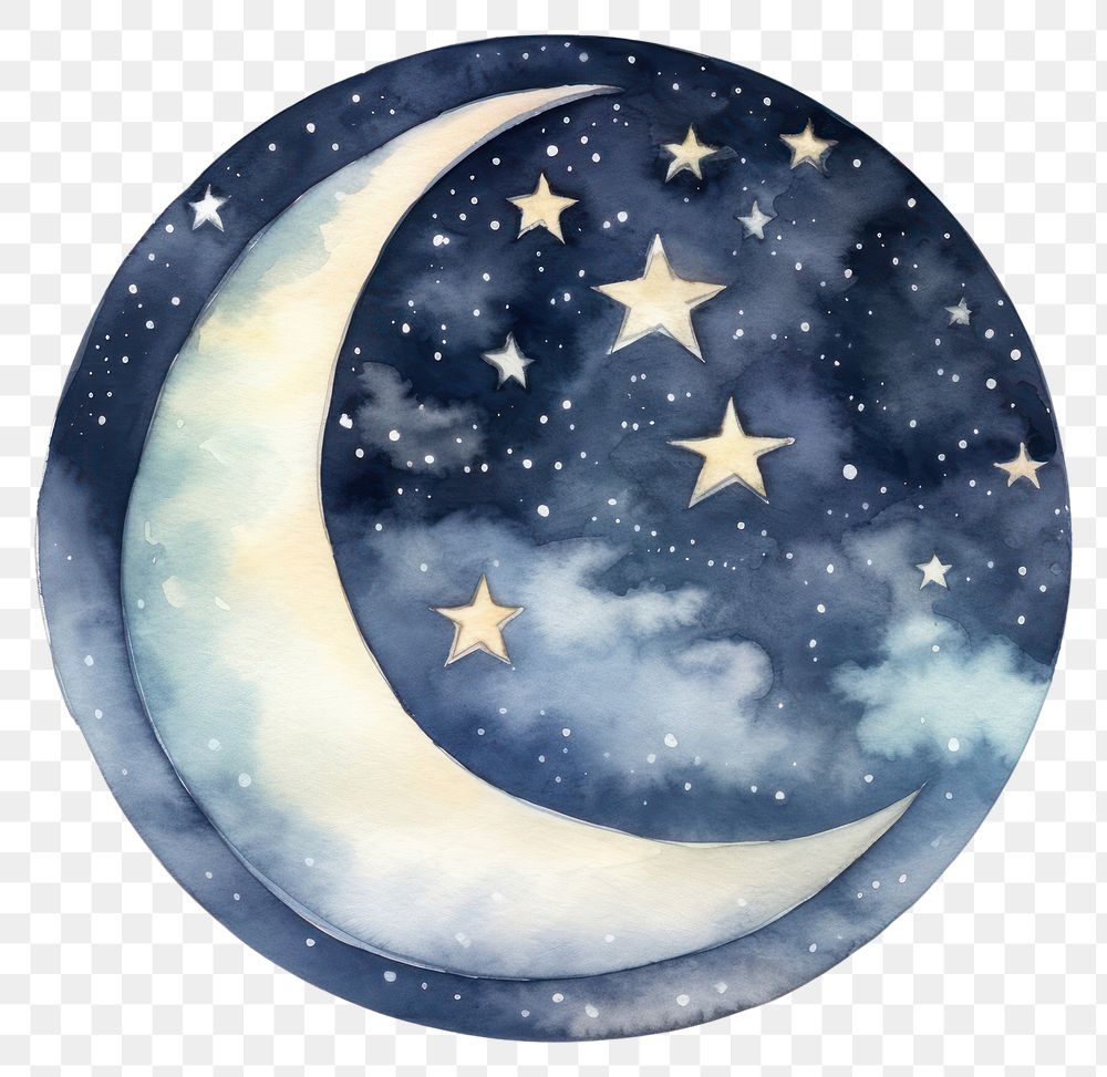 PNG Astronomy night moon astrology. AI generated Image by rawpixel.