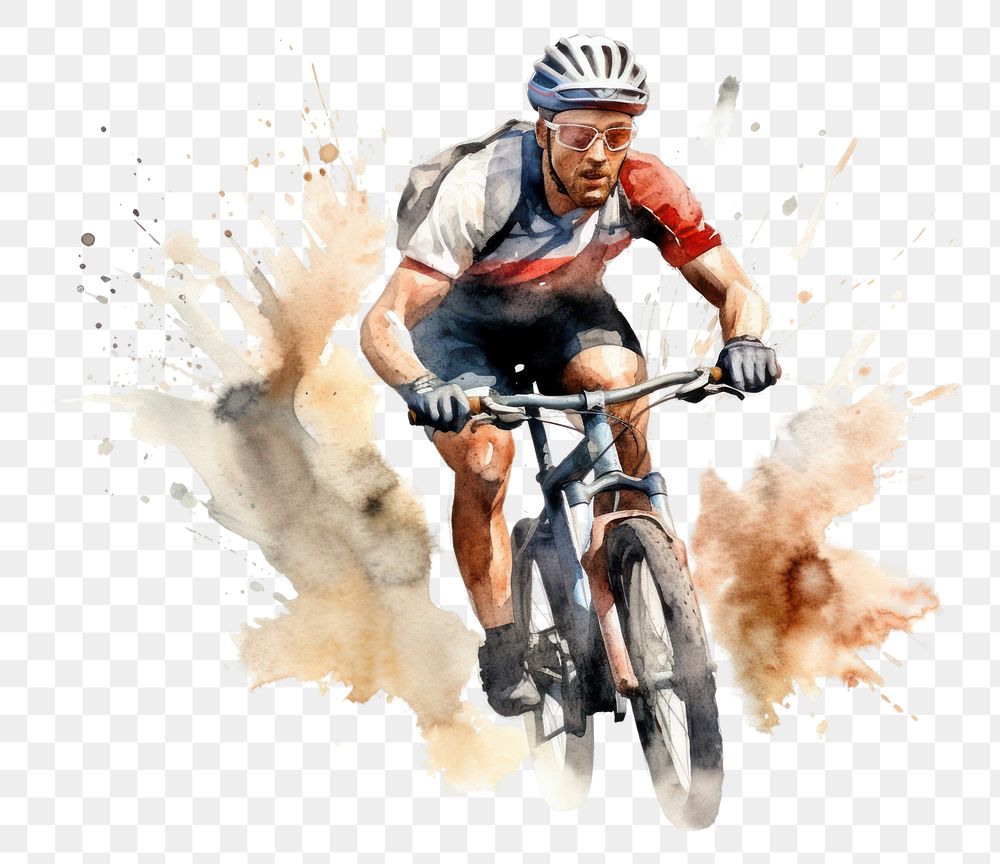PNG Bicycle cycling vehicle cyclist. AI generated Image by rawpixel.