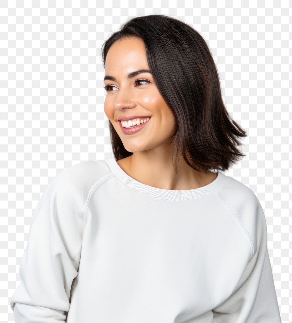 PNG Laughing portrait fashion smiling. AI generated Image by rawpixel.