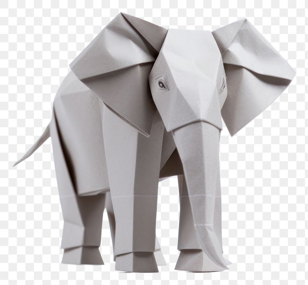 PNG Elephant wildlife origami mammal. AI generated Image by rawpixel.