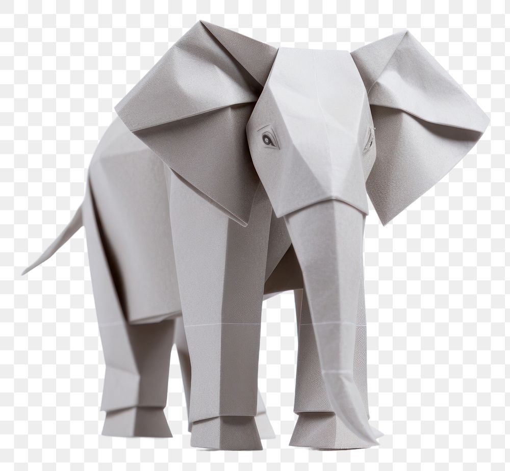 PNG Elephant wildlife origami mammal. 