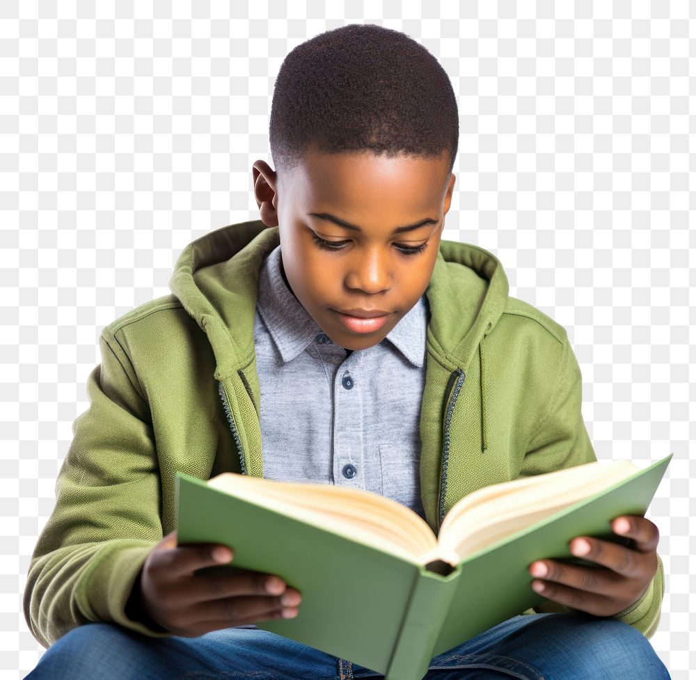 PNG Publication reading child book. AI generated Image by rawpixel.