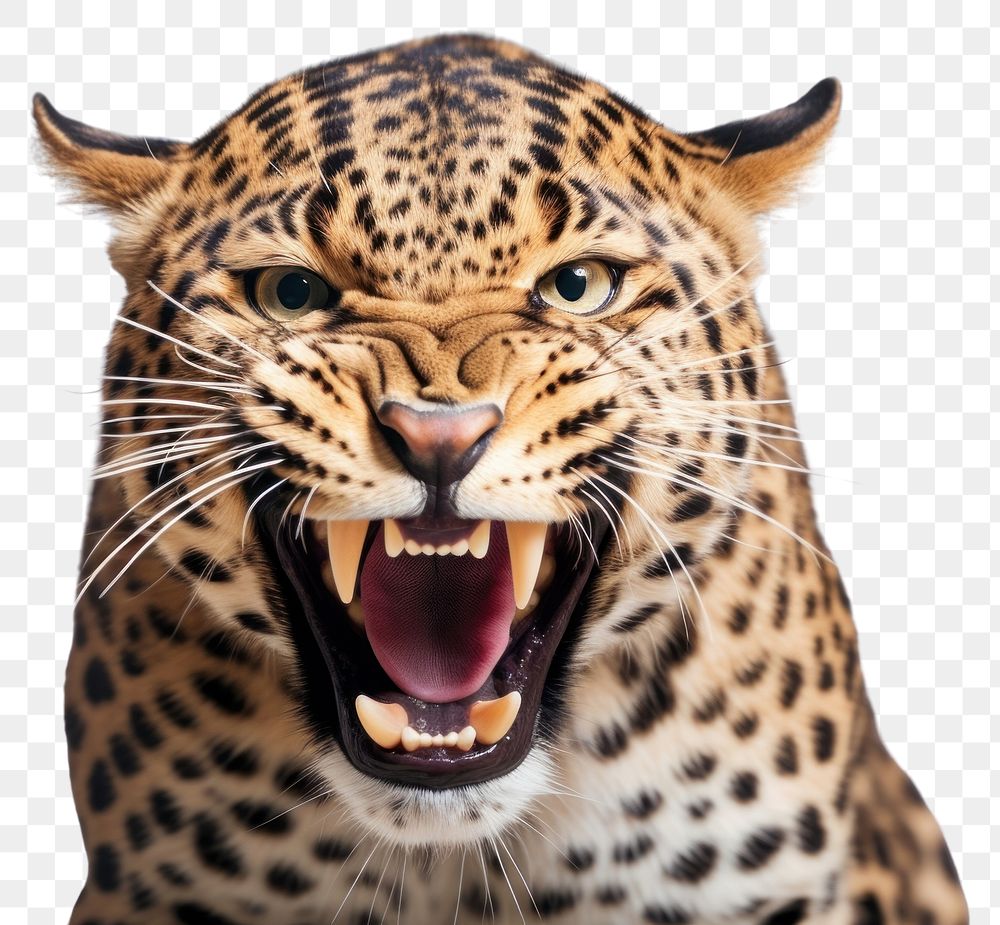 PNG Leopard wildlife cheetah animal. AI generated Image by rawpixel.