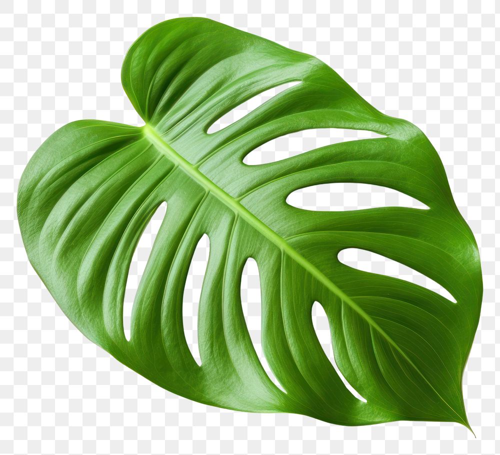 PNG Leaf plant white background xanthosoma. AI generated Image by rawpixel.