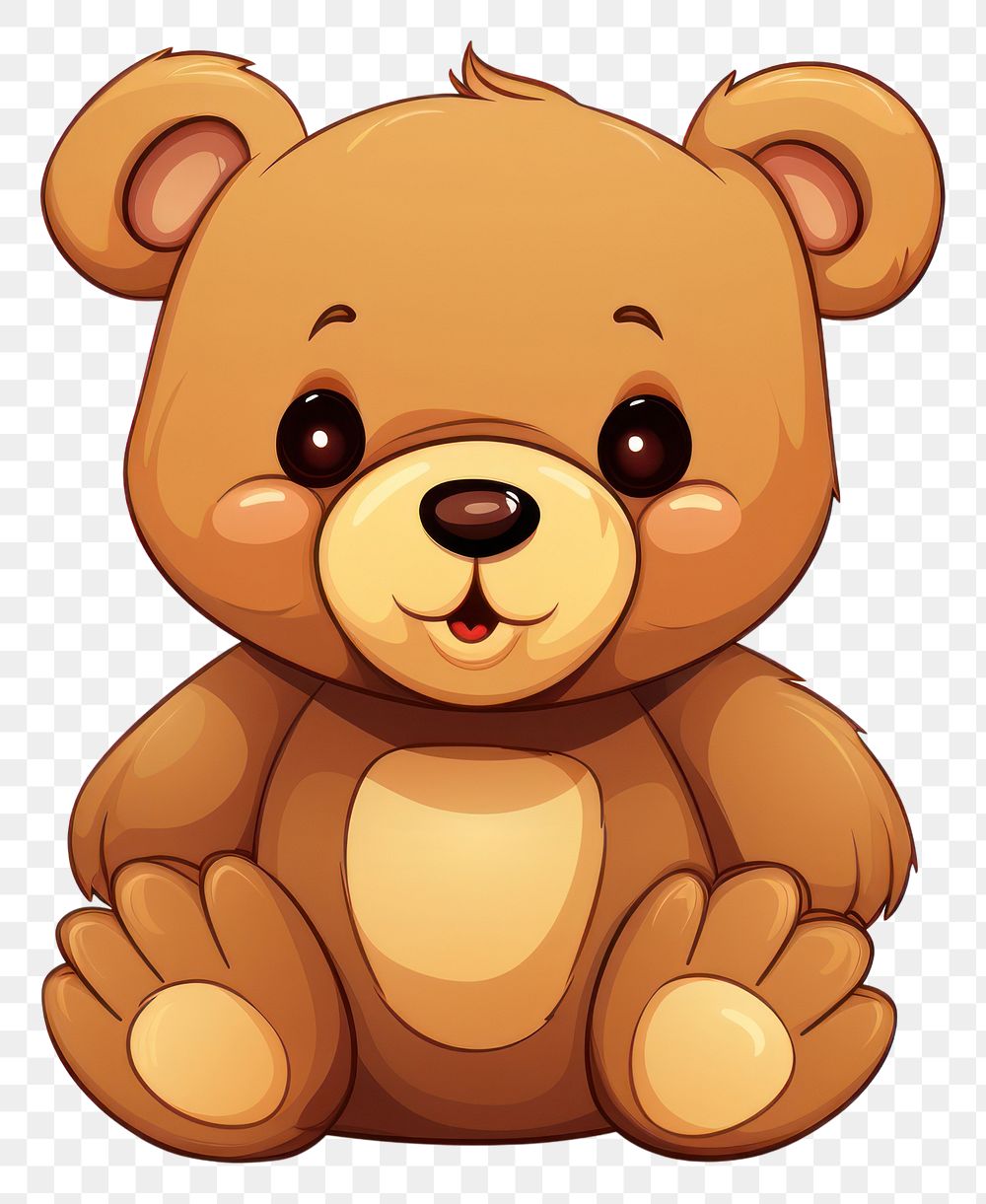 PNG Mammal bear toy transparent background. AI generated Image by rawpixel.