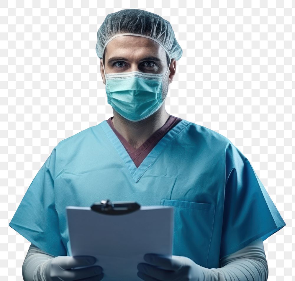 PNG Doctor surgeon adult face. AI generated Image by rawpixel.