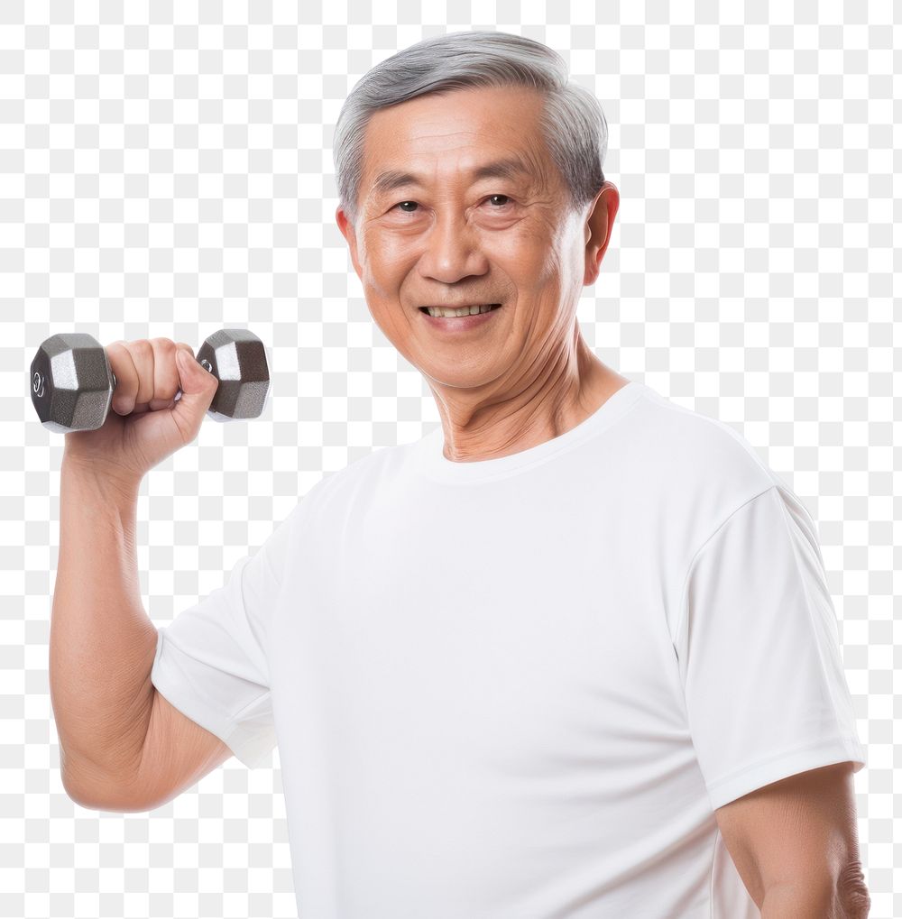 PNG Dumbbell sports photo transparent background. AI generated Image by rawpixel.