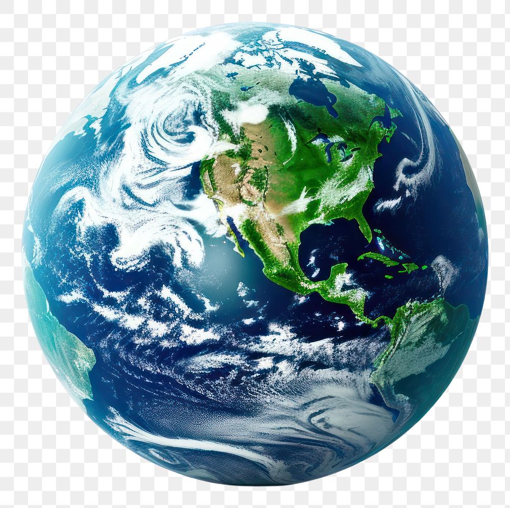 PNG Earth sphere planet space transparent background