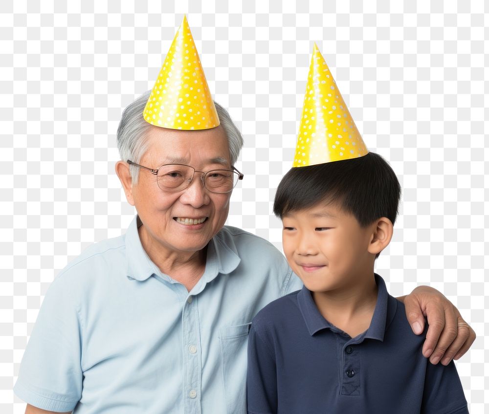 PNG Grandfather birthday adult hat. AI generated Image by rawpixel.
