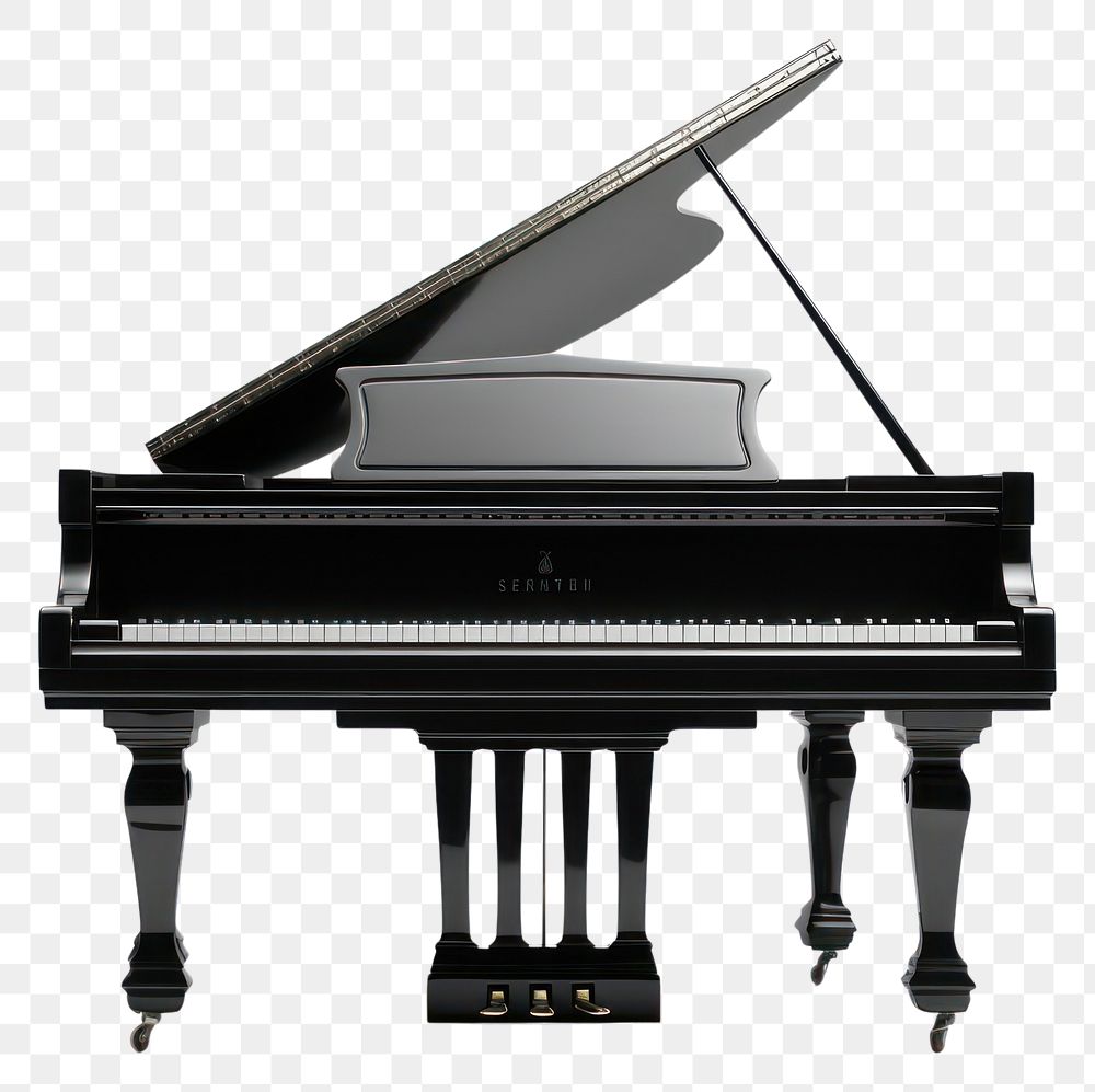 PNG Piano keyboard transparent background harpsichord. AI generated Image by rawpixel.