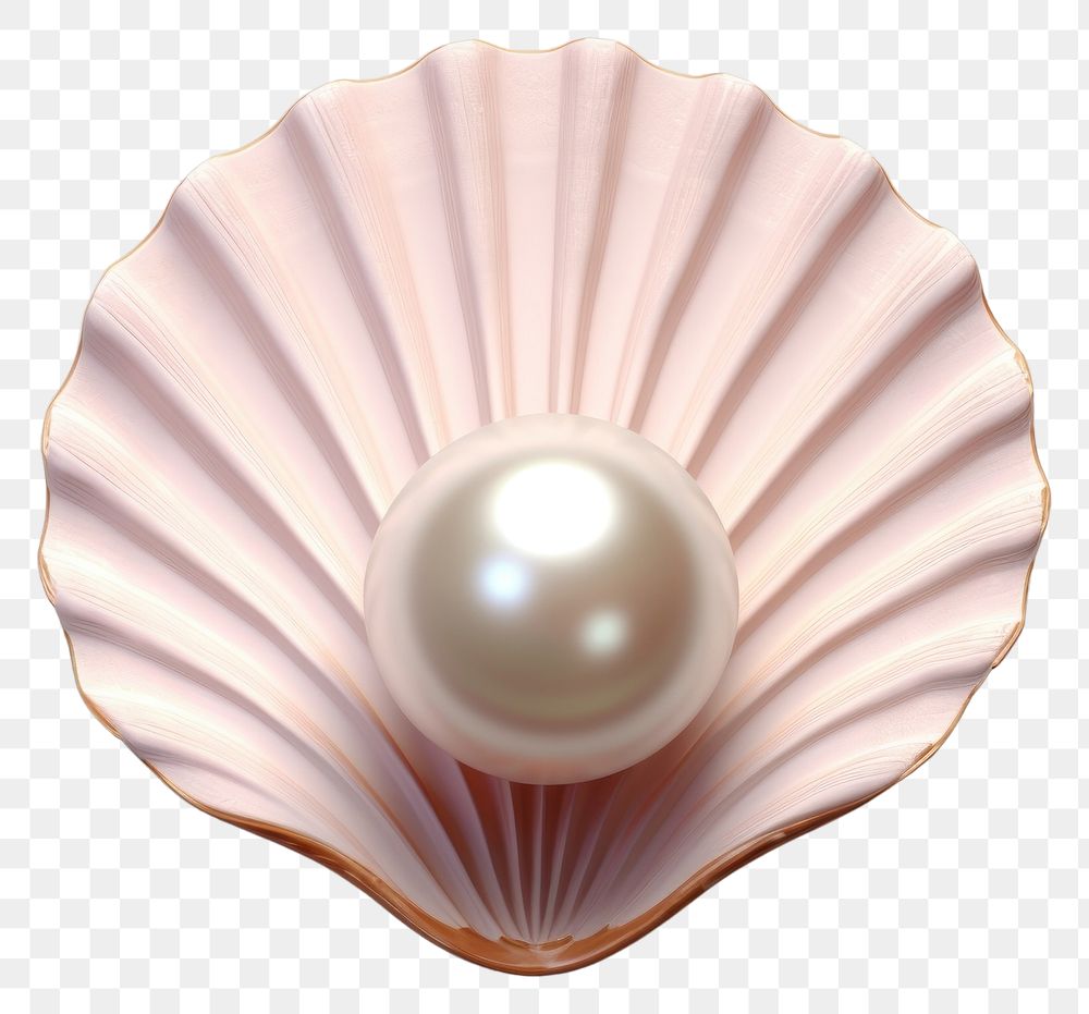 PNG Pearl jewelry shell invertebrate. AI generated Image by rawpixel.