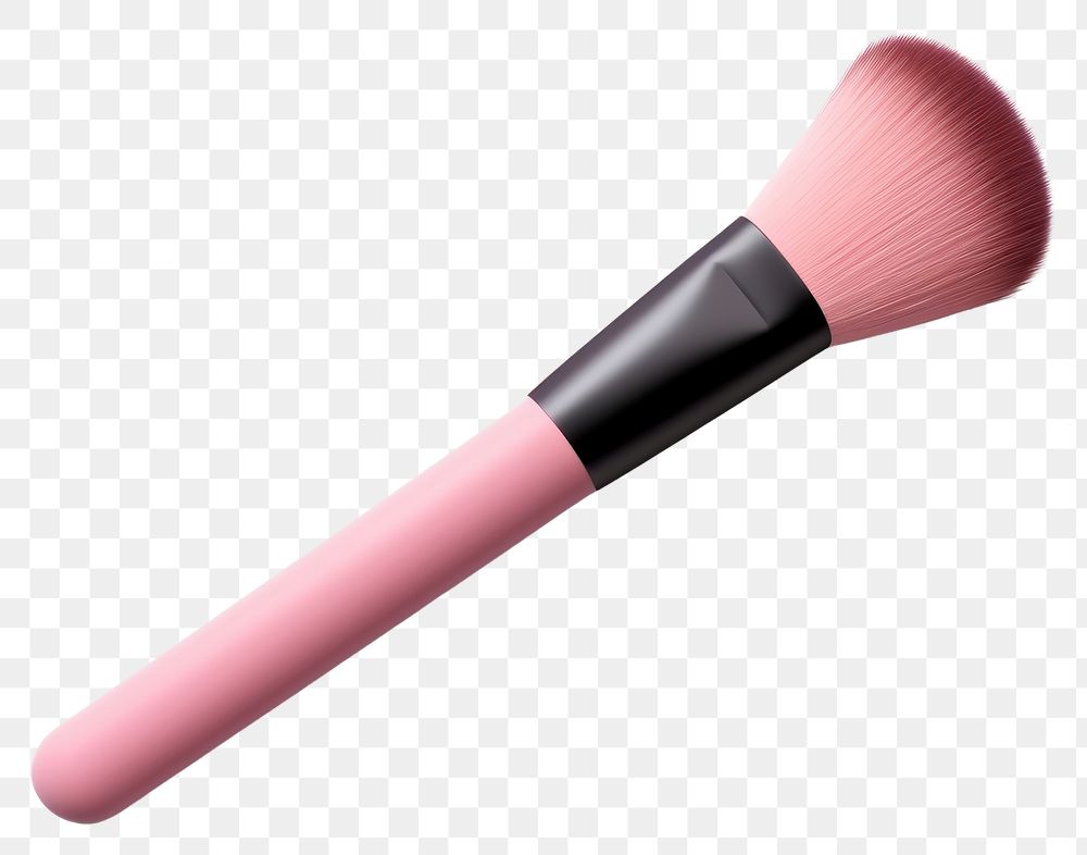 PNG Makeup brush cosmetics tool white background. AI generated Image by rawpixel.