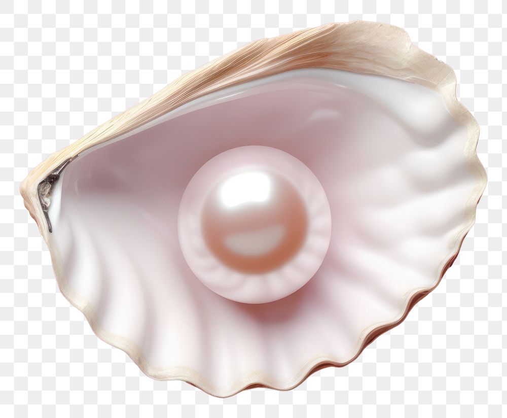 PNG Pearl seashell jewelry invertebrate. AI generated Image by rawpixel.