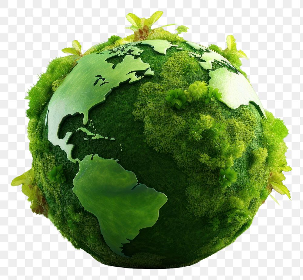 PNG Planet green sphere plant. AI generated Image by rawpixel.