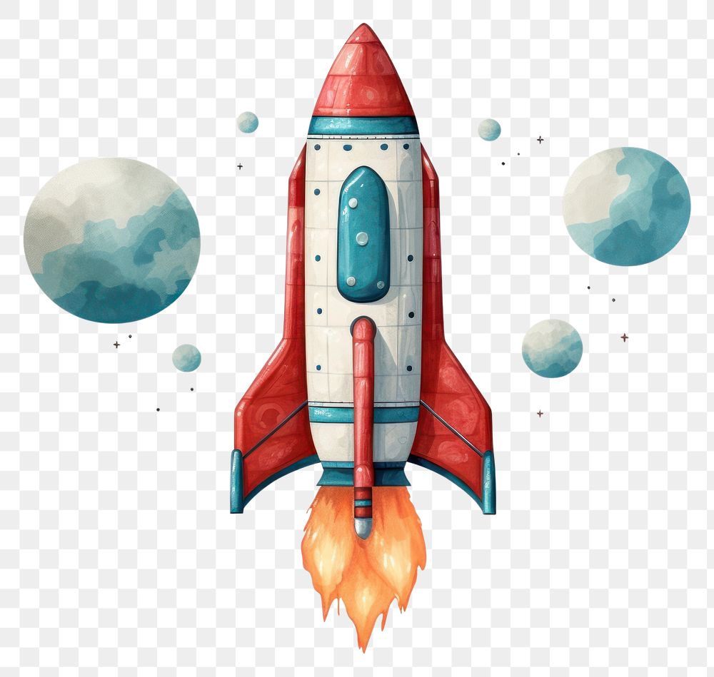 PNG Rocket vehicle transportation spaceplane. AI generated Image by rawpixel.
