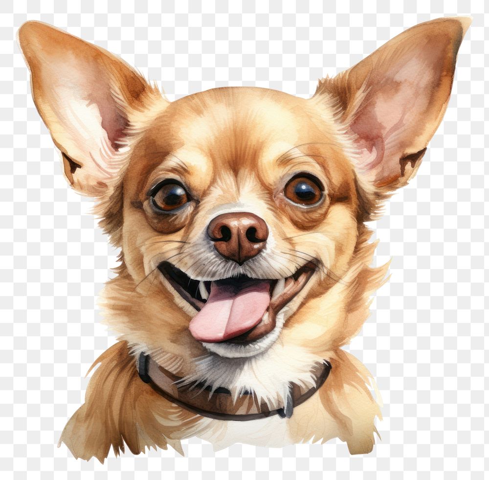 PNG Chihuahua dog mammal animal. AI generated Image by rawpixel.