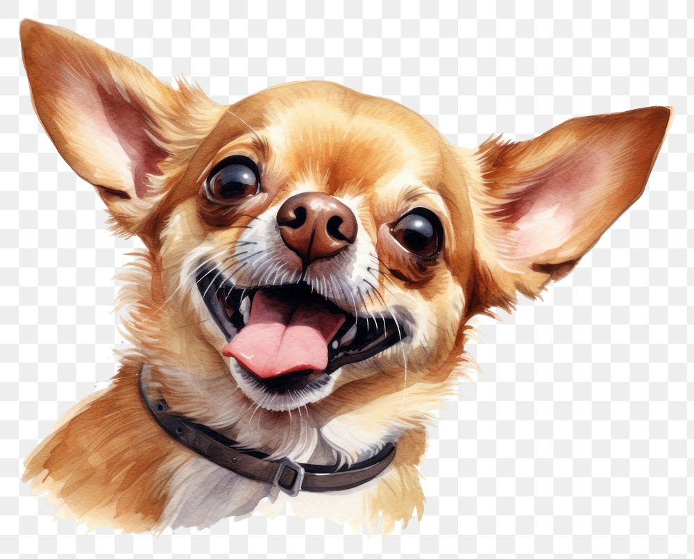 PNG Chihuahua dog mammal animal. AI generated Image by rawpixel.