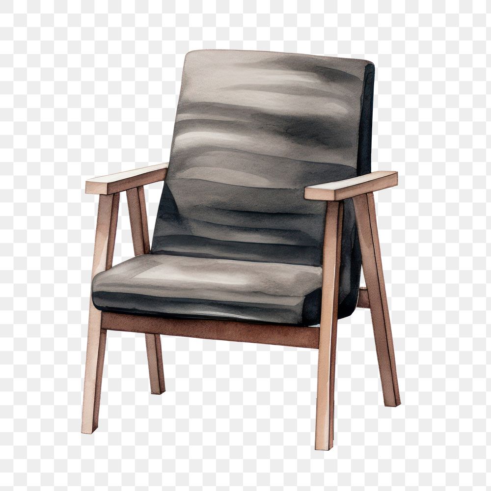 PNG Furniture armchair architecture relaxation. AI generated Image by rawpixel.