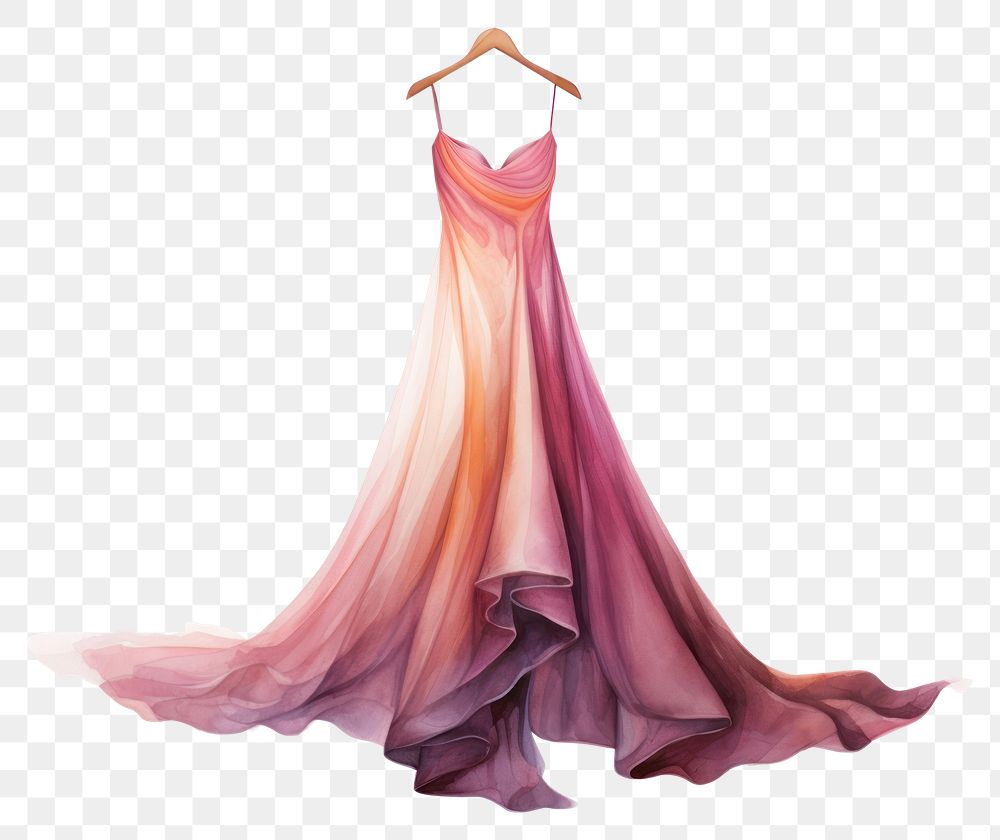 PNG Gown fashion dress  