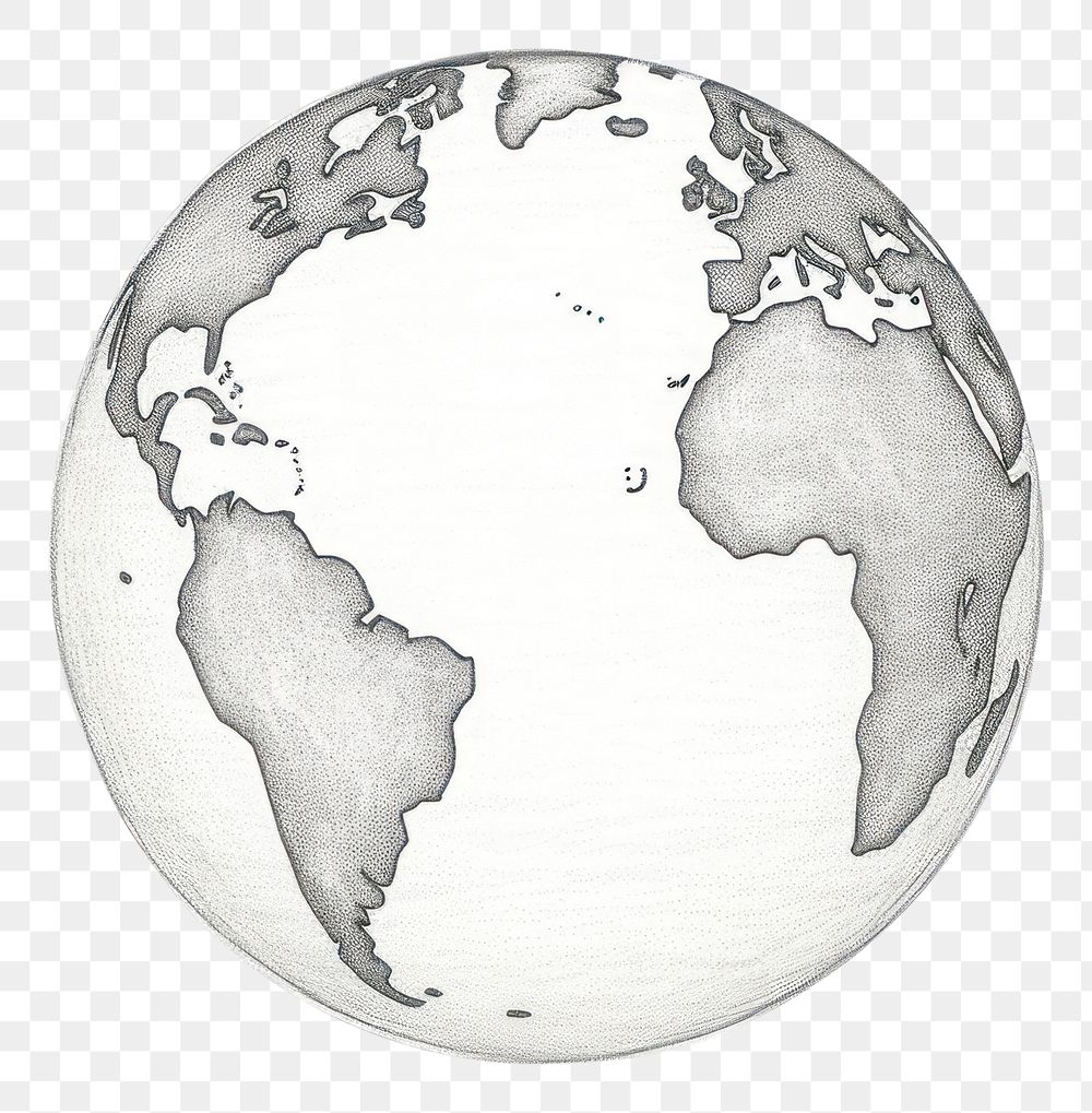 PNG Drawing planet globe earth. 