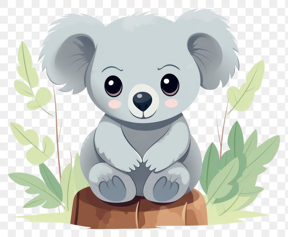 PNG Koala mammal cute representation. AI generated Image by rawpixel.