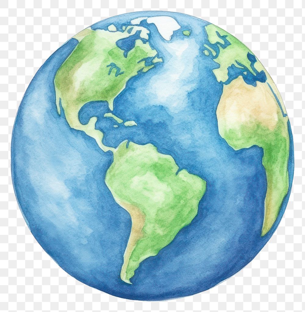 PNG Earth planet globe space. 